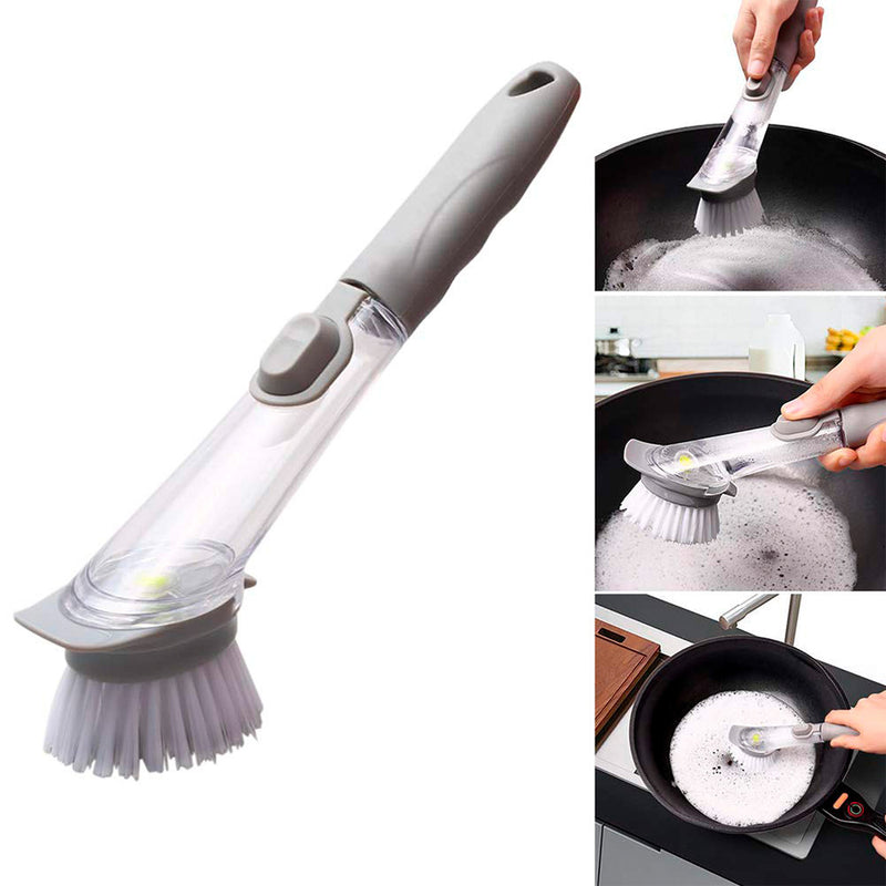 Cepillo Dispensador De Jabon