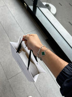 Pulsera Trebol Van Cleef Cajarega